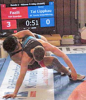 Nabi Fazili in Aktion